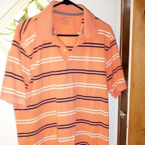 St John's Bay orange polo Large